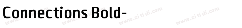 Connections Bold字体转换 Connections Bold字体转换